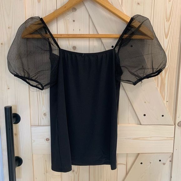 MIND CODE Brand New Gorgeous Elegant Black Blouse 👚 - Picture 3 of 4